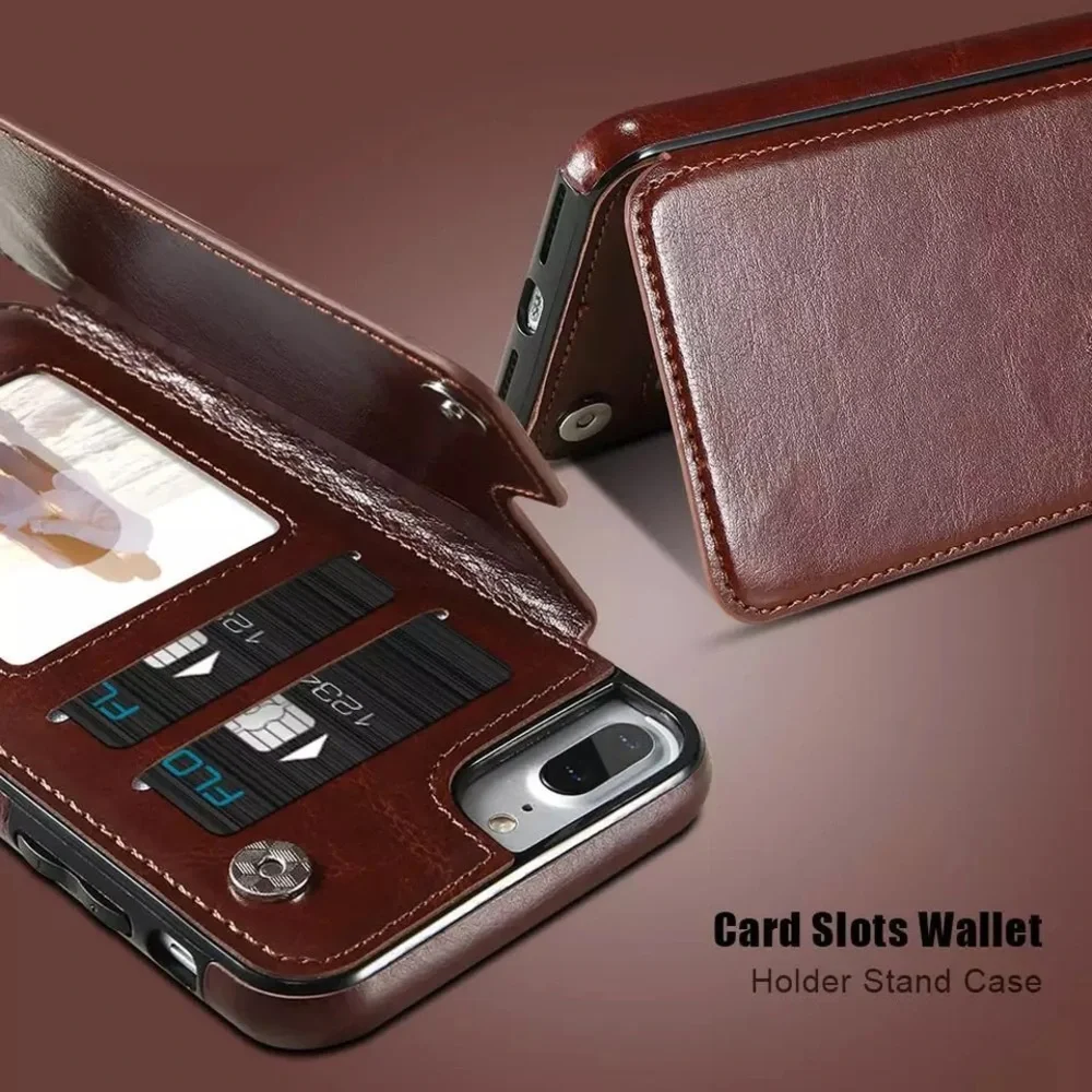 iPhone 11 (6.1 in) Black PU Leather Wallet Case